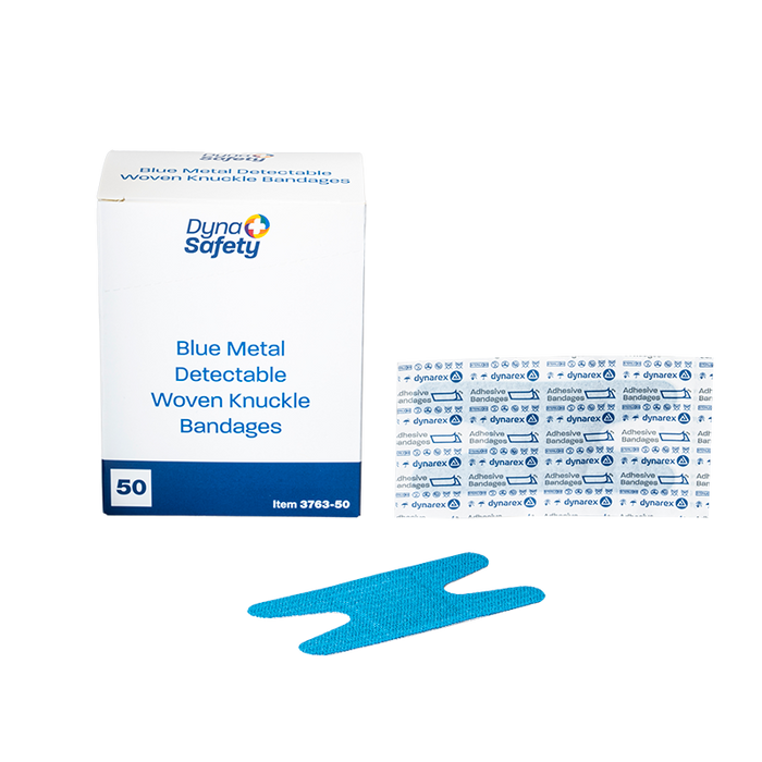 Dynarex Blue Metal Detectable Woven Bandages