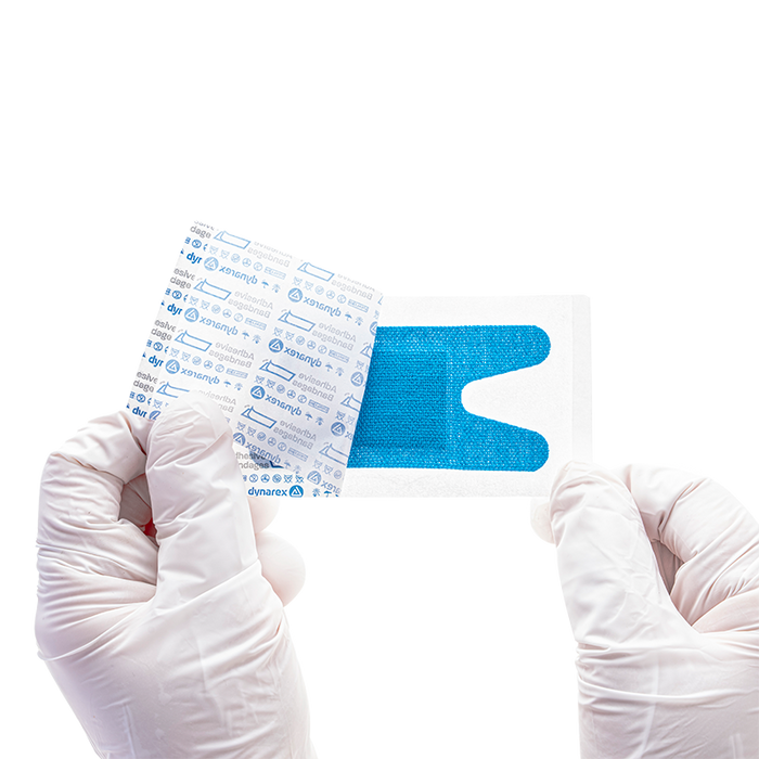 Dynarex Blue Metal Detectable Woven Bandages
