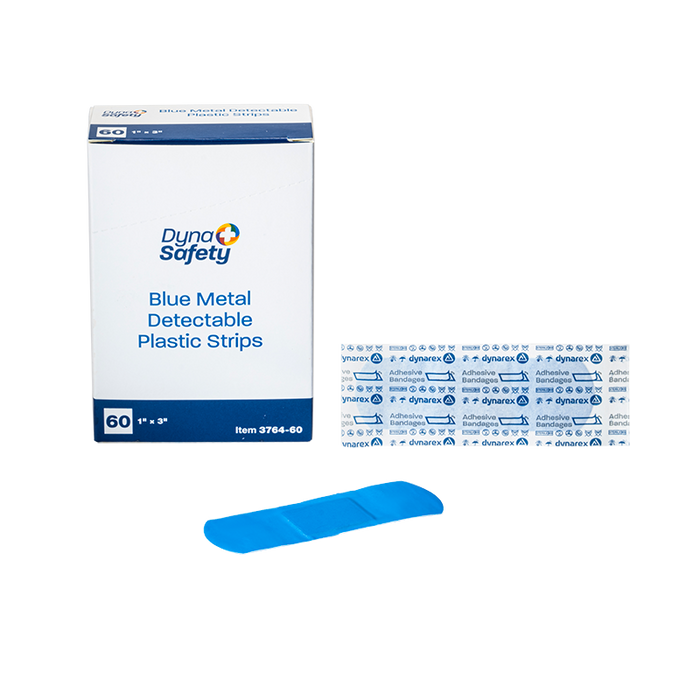 Dynarex Blue Metal Detectable Plastic Strip - 3764-60