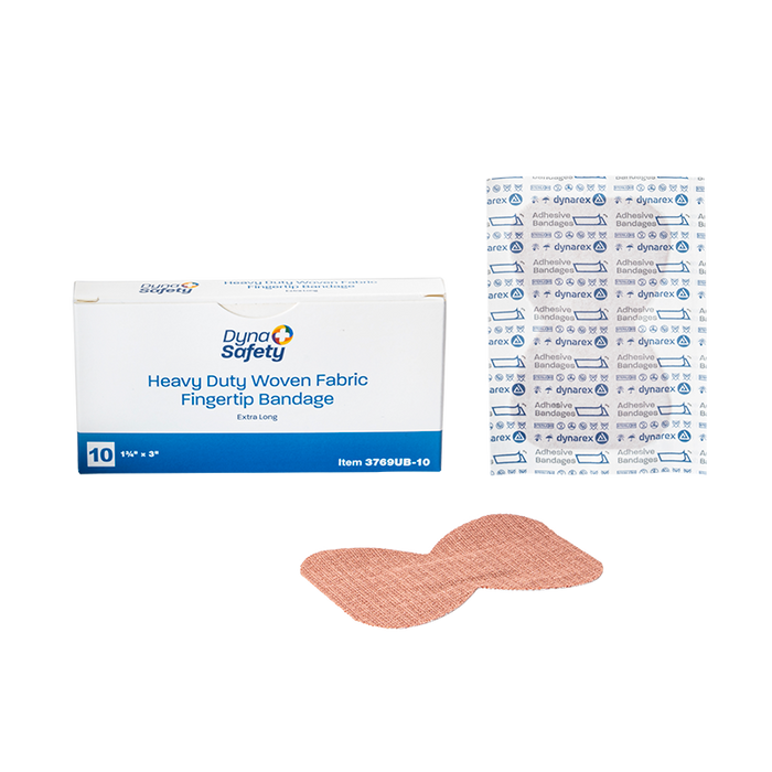 Dynarex Heavy Duty Woven Fabric Bandage - Fingertip XLong - 3769UB-10