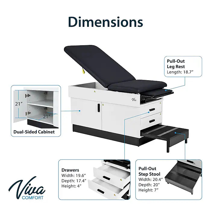 SlimLine Cabinet Exam Table