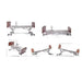 Matrix4100 With Advanced Positioning - Matrix 4100 35 Sleep Deck Width 4 Locking Casters Advanced Positioning MAP49174 Hospital Bed