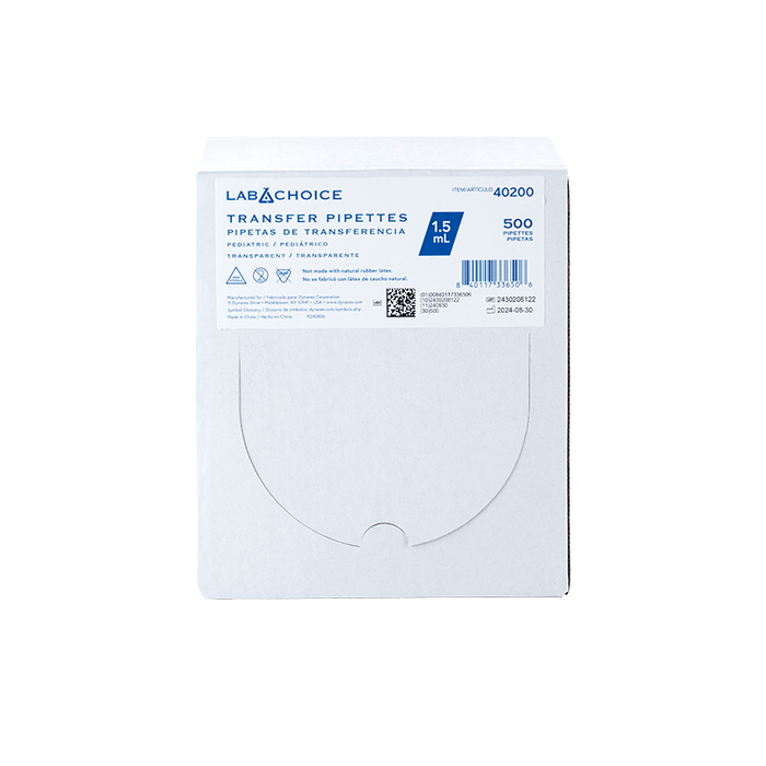 Dynarex LabChoice Graduated Transfer Pipettes