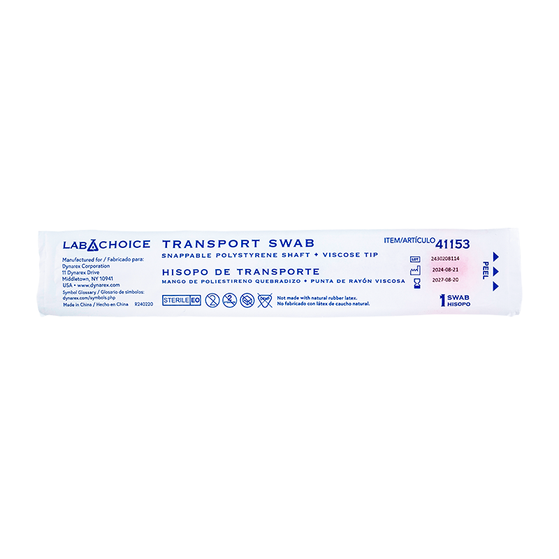 Dynarex LabChoice Transport Swabs