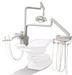 DCI Reliance Dental Unit with PMU w/Cuspidor Gray PN RO4150 - Dentamed USA