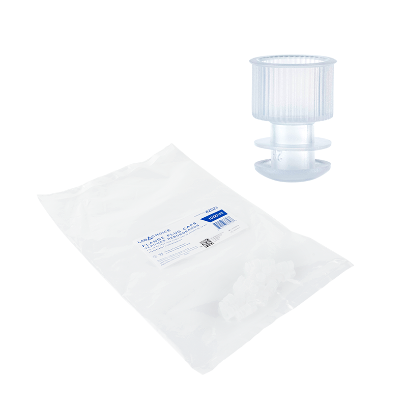 Dynarex LabChoice Flange Plug Caps for Test Tubes