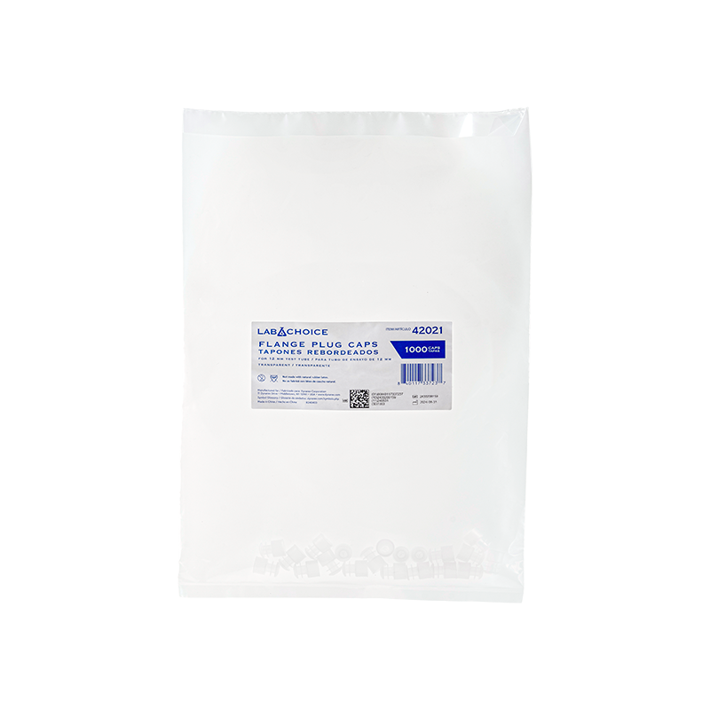 Dynarex LabChoice Flange Plug Caps for Test Tubes