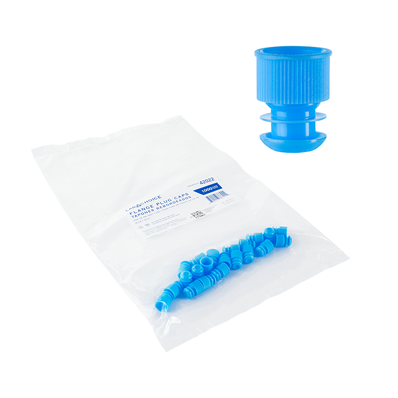 Dynarex LabChoice Flange Plug Caps for Test Tubes