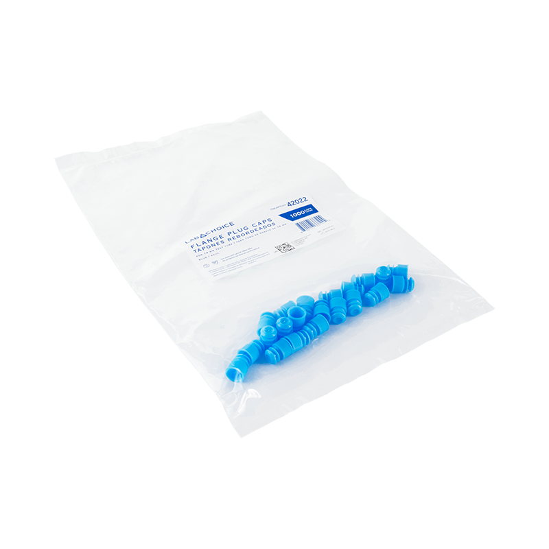 Dynarex LabChoice Flange Plug Caps for Test Tubes