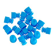 Dynarex LabChoice Flange Plug Caps for Test Tubes