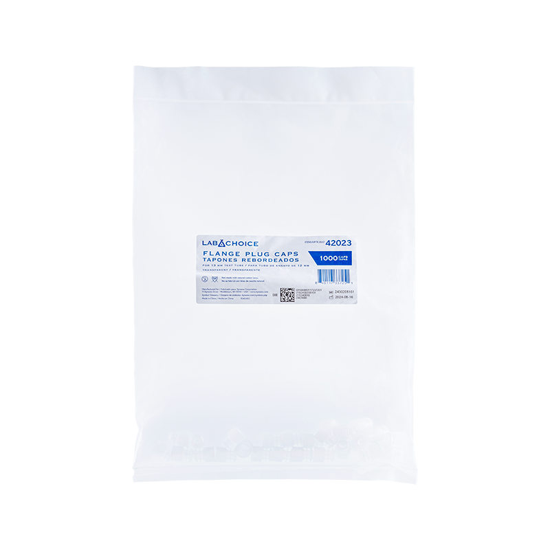 Dynarex LabChoice Flange Plug Caps for Test Tubes