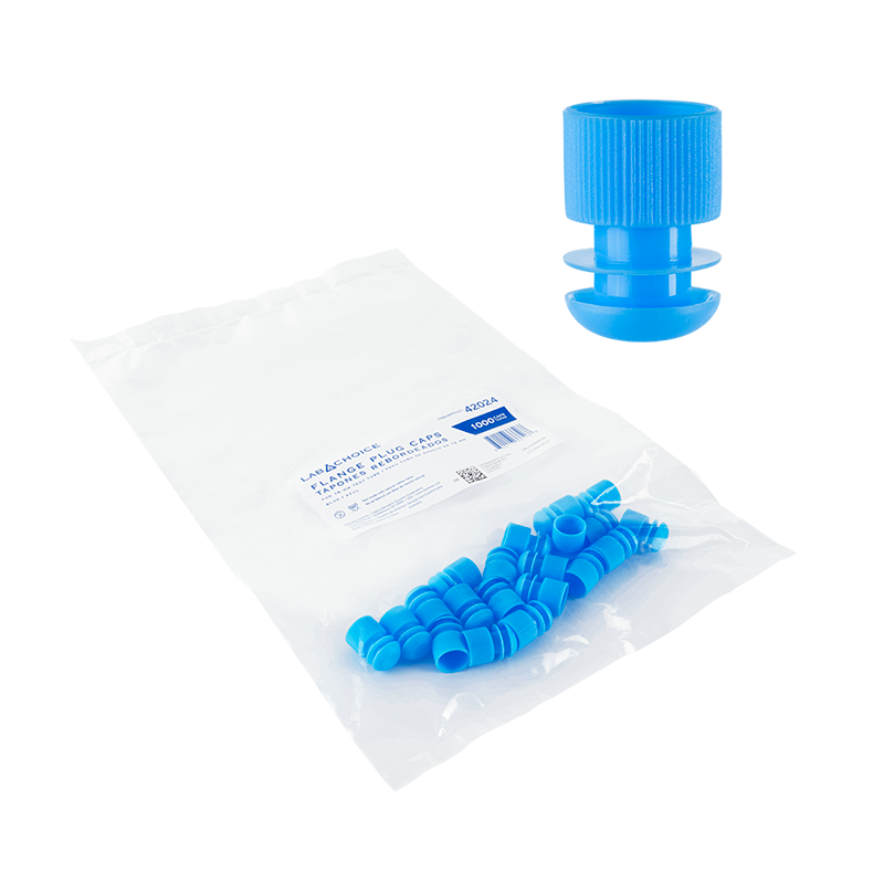 Dynarex LabChoice Flange Plug Caps for Test Tubes