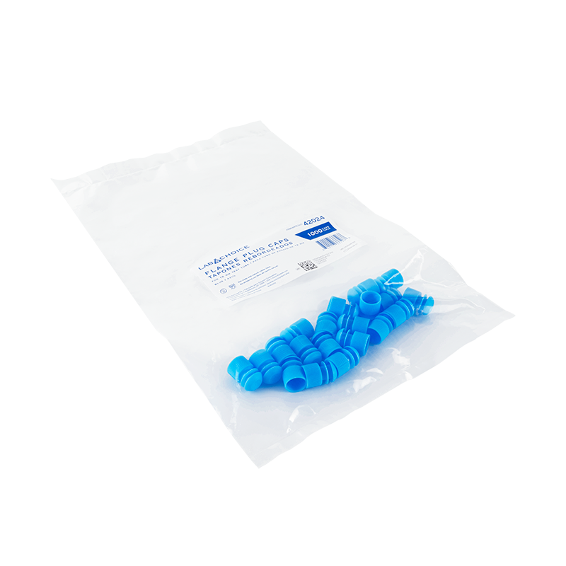 Dynarex LabChoice Flange Plug Caps for Test Tubes