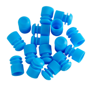 Dynarex LabChoice Flange Plug Caps for Test Tubes