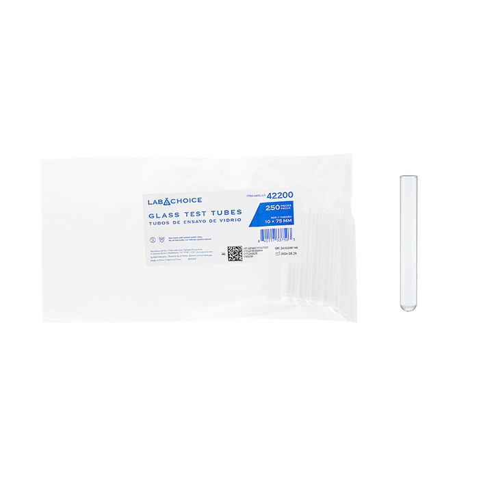 Dynarex LabChoice Glass Test Tubes