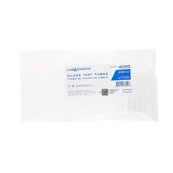 Dynarex LabChoice Glass Test Tubes