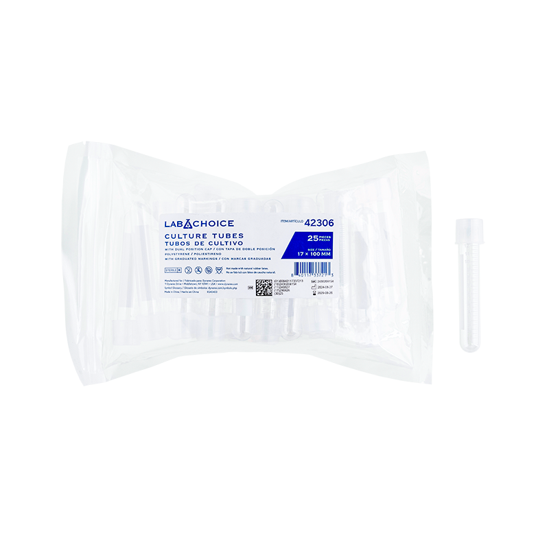 Dynarex LabChoice Culture Tube with Dual Position Caps