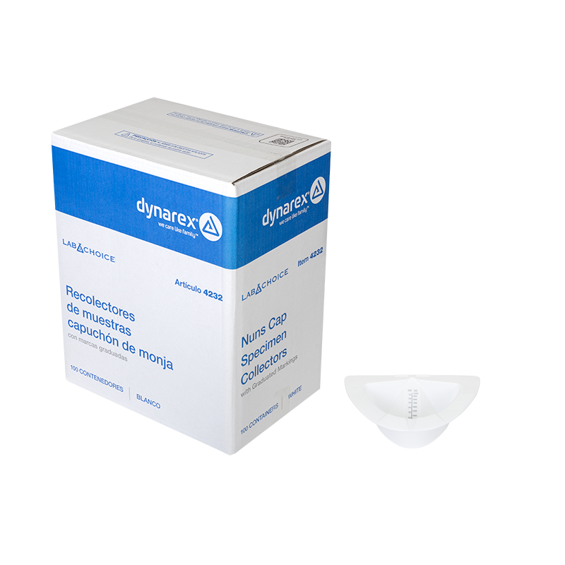 Dynarex LabChoice Nuns Cap Specimen Collection Container