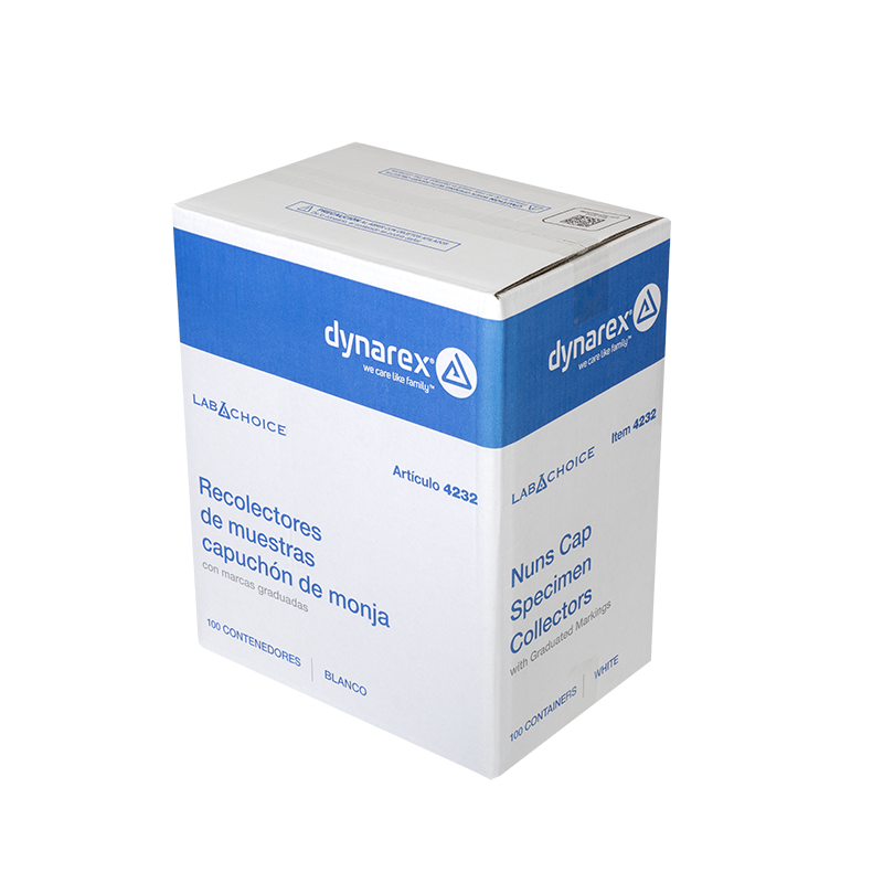 Dynarex LabChoice Nuns Cap Specimen Collection Container