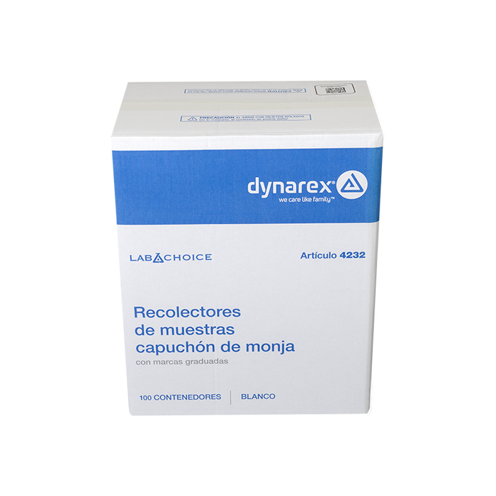 Dynarex LabChoice Nuns Cap Specimen Collection Container