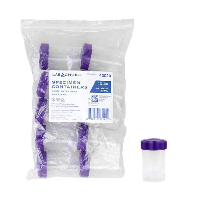 Dynarex LabChoice Specimen Containers