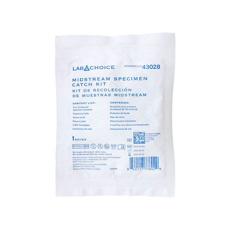 Dynarex LabChoice Midstream Specimen Catch Kit