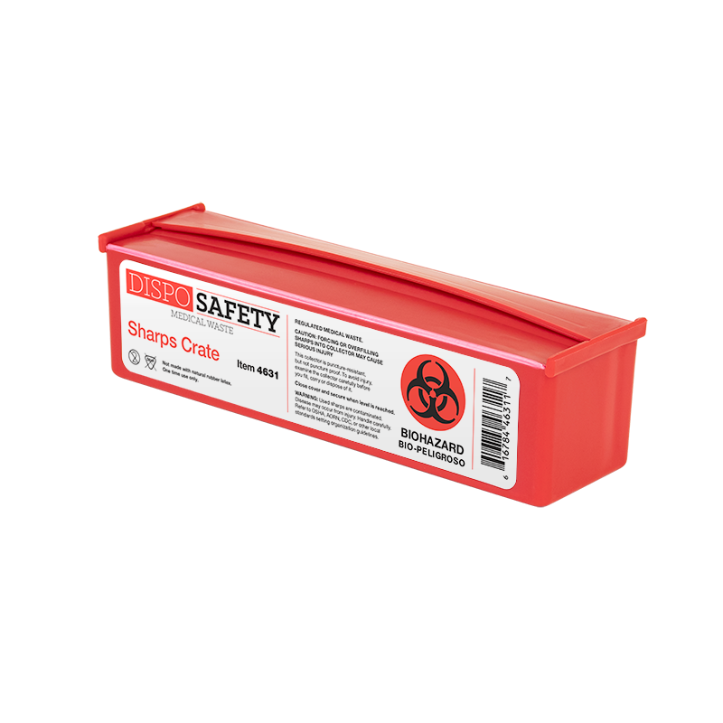 Dynarex Sharps Crate, 0.5 qt. (4631)