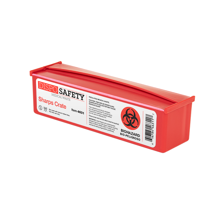 Dynarex Sharps Crate, 0.5 qt. (4631)
