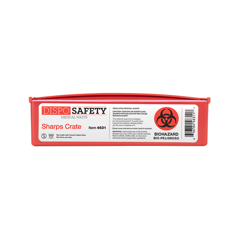 Dynarex Sharps Crate, 0.5 qt. (4631)