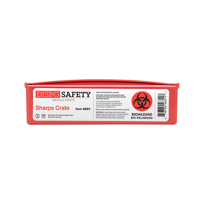 Dynarex Sharps Crate, 0.5 qt. (4631)