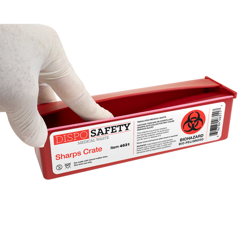 Dynarex Sharps Crate, 0.5 qt. (4631)