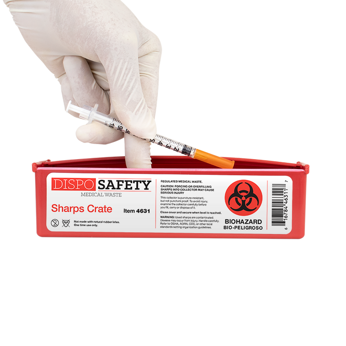 Dynarex Sharps Crate, 0.5 qt. (4631)