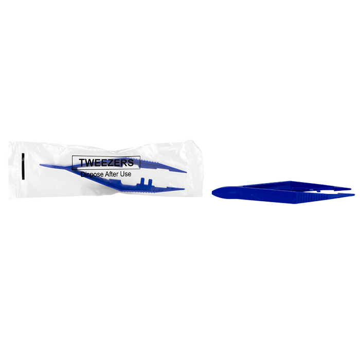 Dynarex Plastic Thumb Forceps - Individually Wrapped (4918)