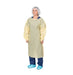 Aspen Surgical Precept Gown, Isolation, Over the Head w/Thumb Loops Yellow, Universal, Non-Sterile, 10/bg, 10 bgs/cs