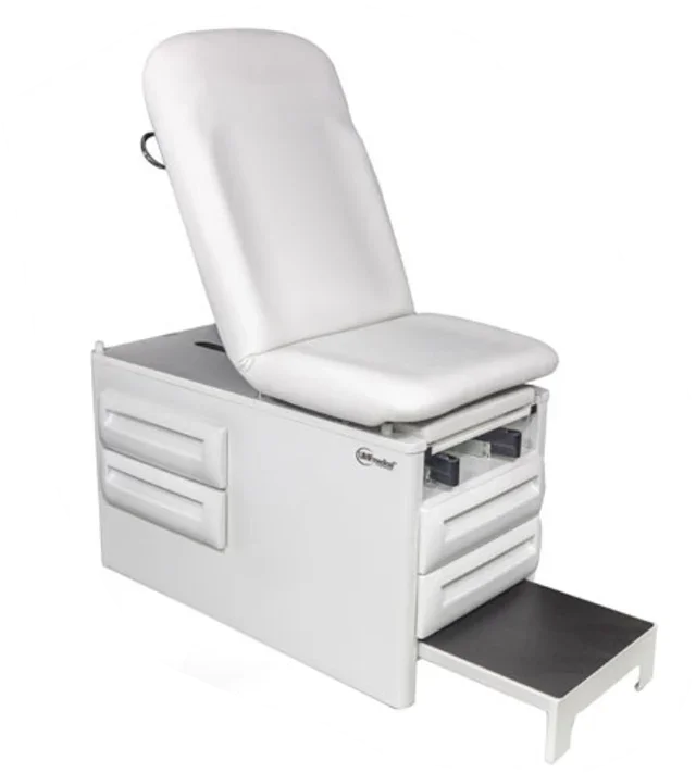 Manual Exam Table w/Four Drawers & Pull out Step Stool 5240 - Dentamed USA