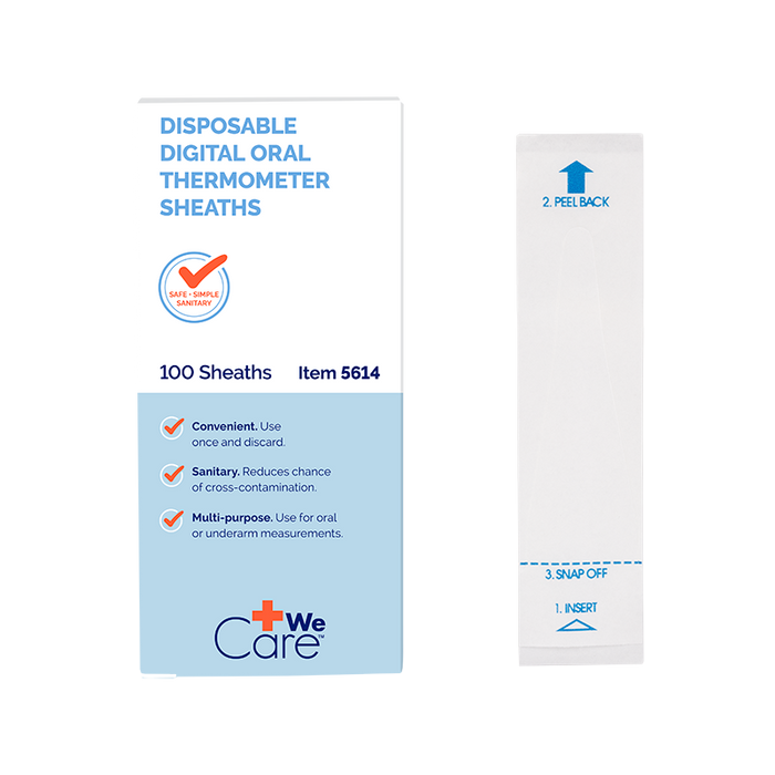 Dynarex Disposable Digital Oral Thermometer Sheaths (5614)