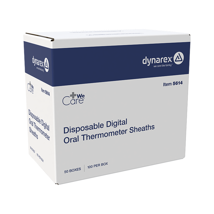 Dynarex Disposable Digital Oral Thermometer Sheaths (5614)