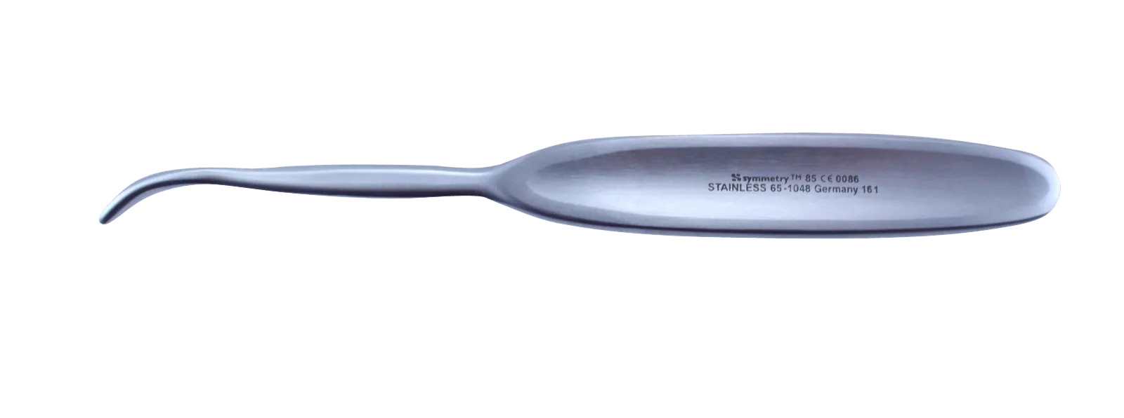 Aspen Surgical Elevator, Cushing "Little Joker" Periosteal, 1/4 in Blade Width, Solid Handle, 7 1/2 in