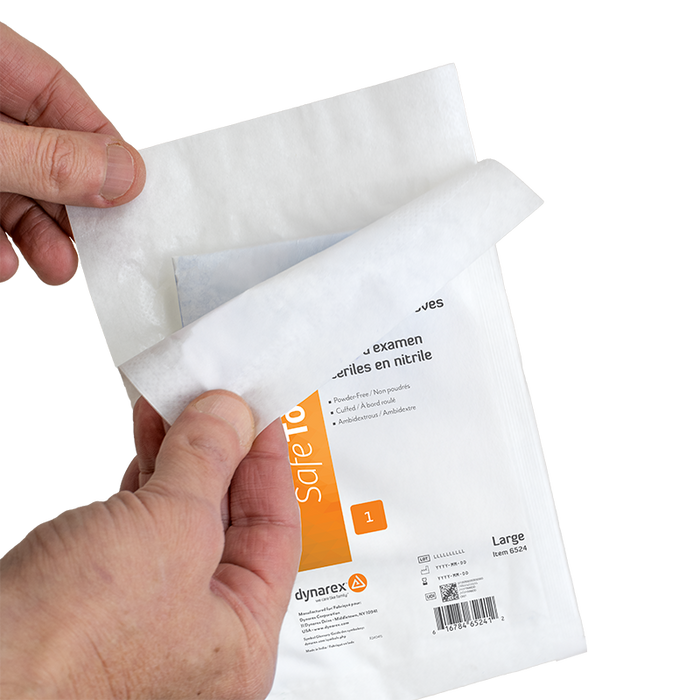 Dynarex Sterile Nitrile Exam Gloves, Powder-Free