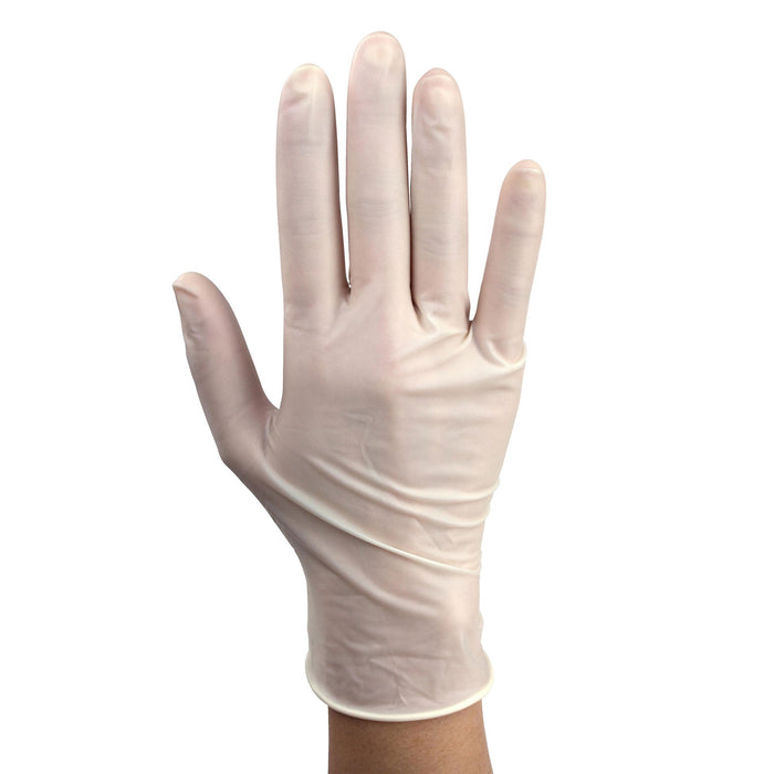 Dynarex Powder-Free Plus Latex Exam Gloves, PolyLined - 6612