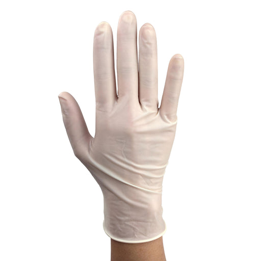 Dynarex Powder-Free Plus Latex Exam Gloves, PolyLined (6612)