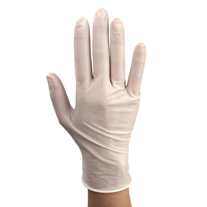 Dynarex Powder-Free Plus Latex Exam Gloves, PolyLined (6612)
