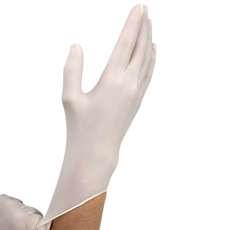 Dynarex Sensi Grip Latex Exam Gloves, Powder-Free