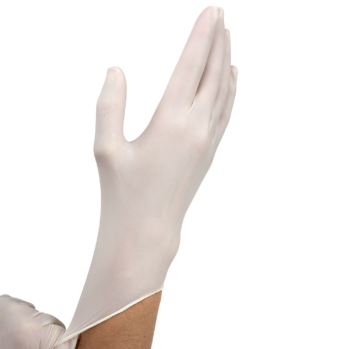 Dynarex Sensi Grip Latex Exam Gloves, Powder-Free