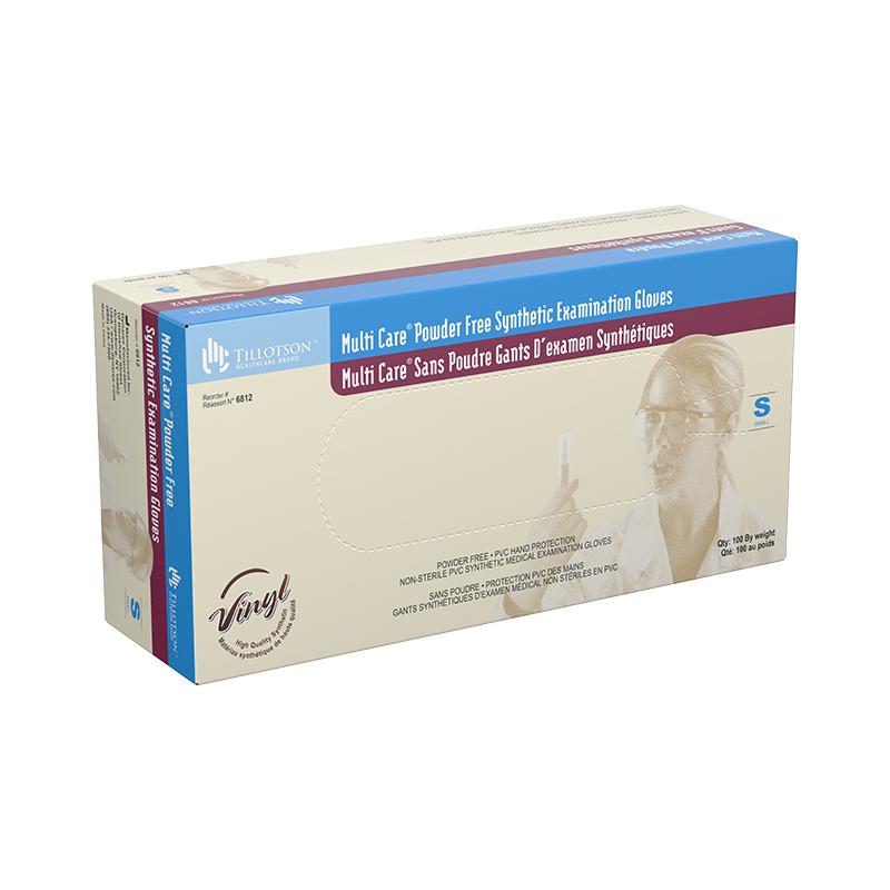 Dynarex Multi Care Vinyl Exam Gloves, Powder-Free
