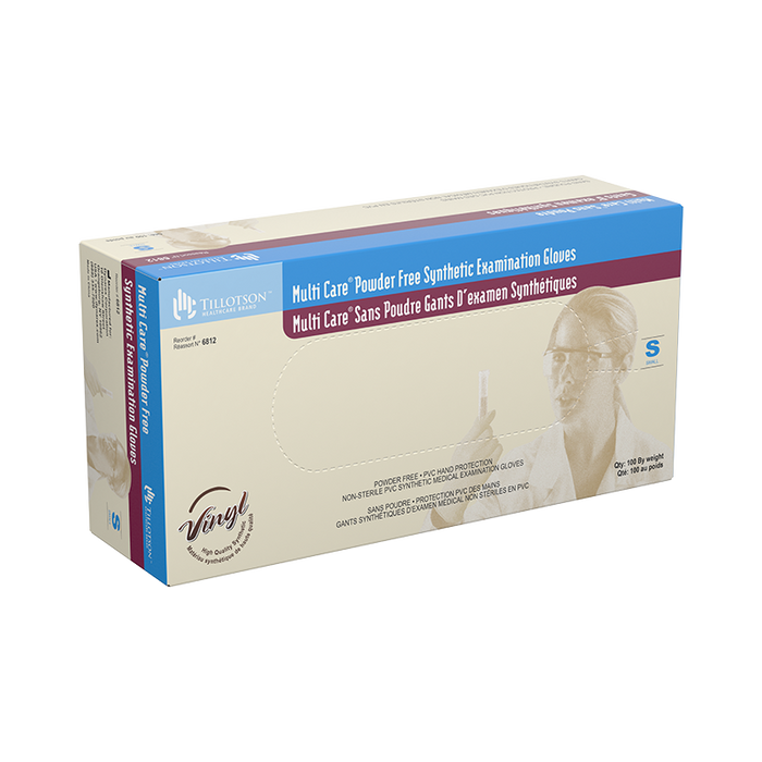 Dynarex Multi Care Vinyl Exam Gloves, Powder-Free