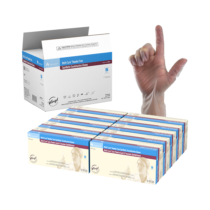 Dynarex Multi Care Vinyl Exam Gloves, Powder-Free