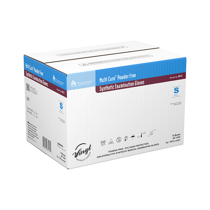 Dynarex Multi Care Vinyl Exam Gloves, Powder-Free