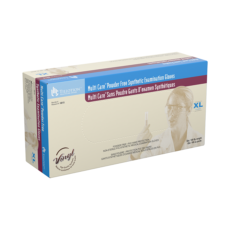 Dynarex Multi Care Vinyl Exam Gloves, Powder-Free