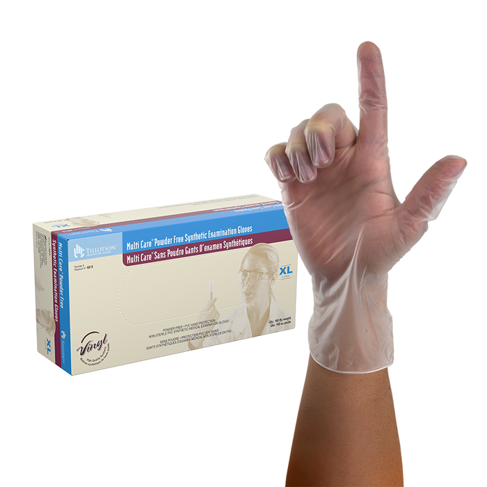 Dynarex Multi Care Vinyl Exam Gloves, Powder-Free